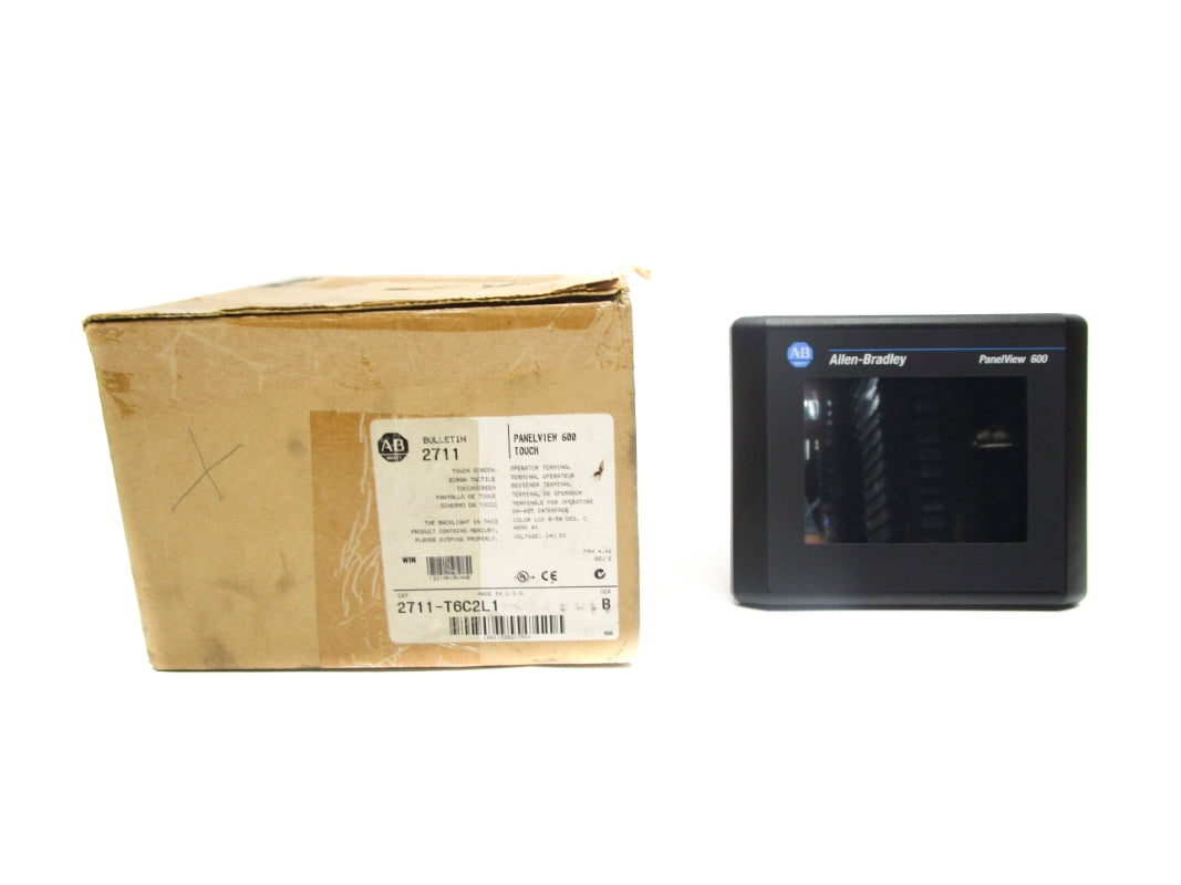 ALLEN BRADLEY 2711-T6C2L1 24VDC SER. B F/W 4.46 NSMP