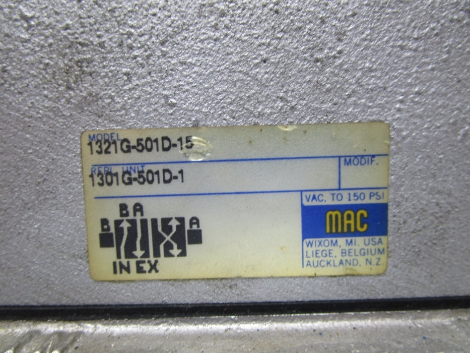 MAC 1321G-501D-15 UNMP