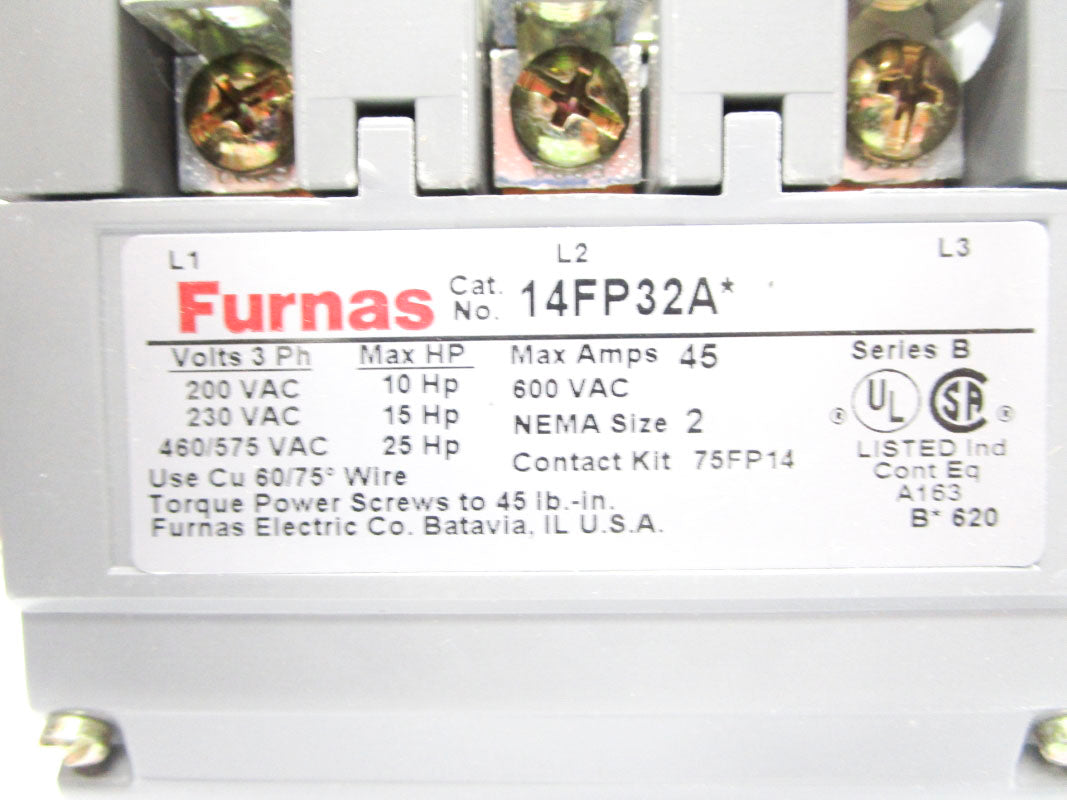 FURNAS 14FP32A SER. B 110/120VAC NSMP