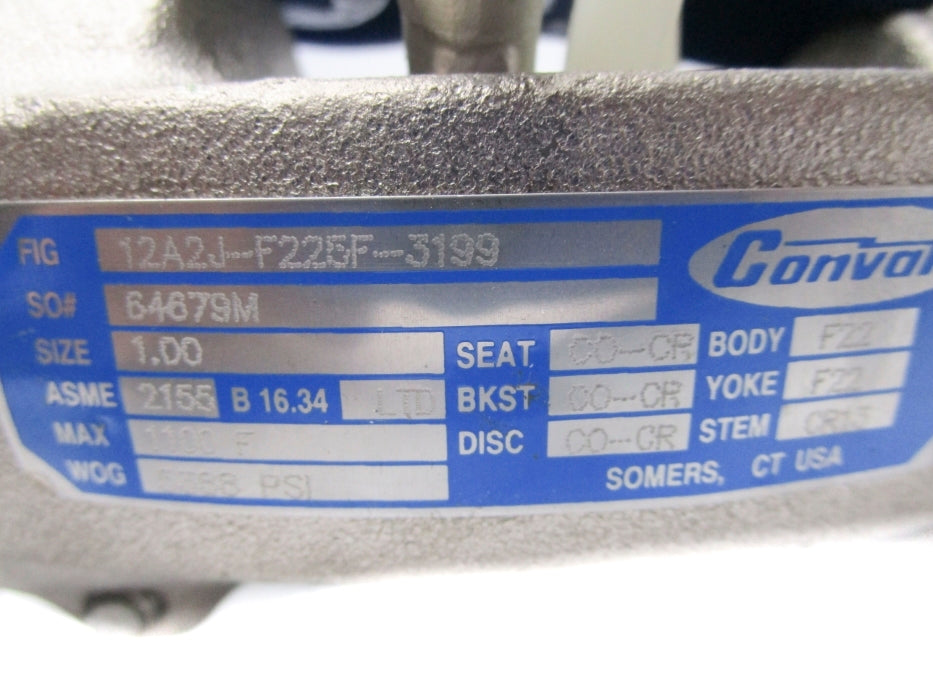 CONVAL 12A2J-F225F-3199 5388PSI NSNP