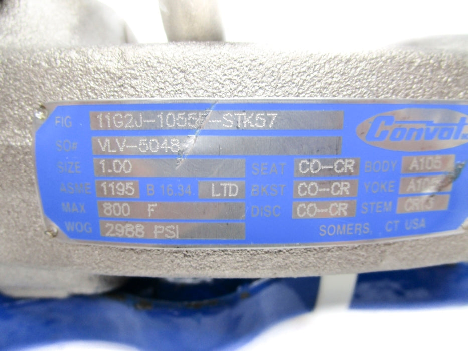 CONVAL 11G2J-1055F-STK57 2988PSI NSNP