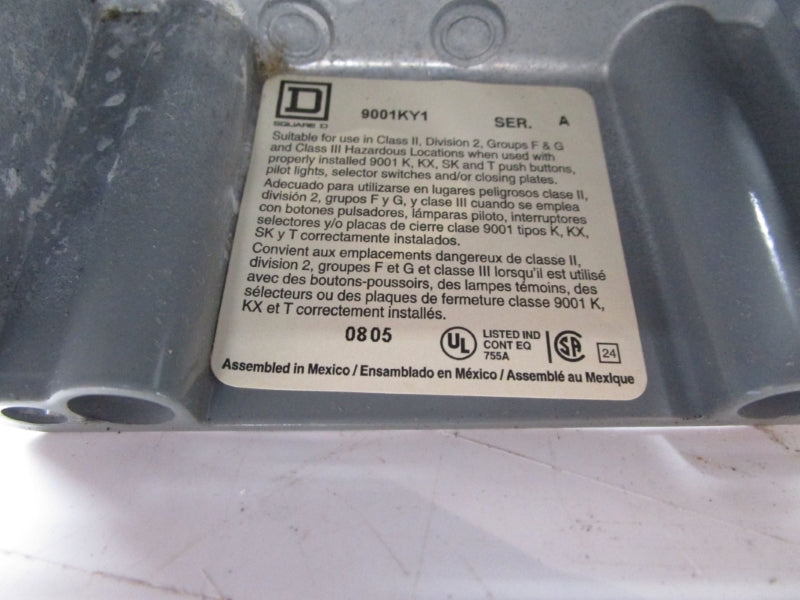 SQUARE D 9001KY1 SER. A UNMP