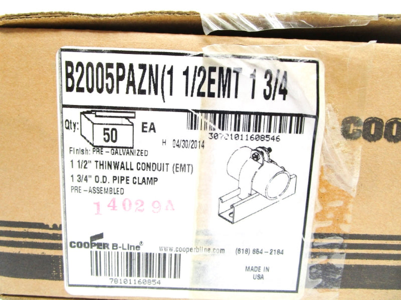 COOPER B2005PAZN 1 1/2" (PKG OF 50) NSMP
