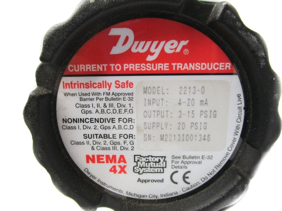 DWYER 2213-0 20PSIG NSNP