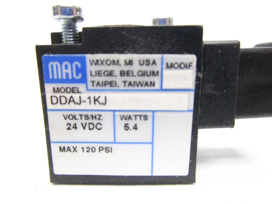 MAC DDAJ-1KJ 24VDC 120PSI NSMP
