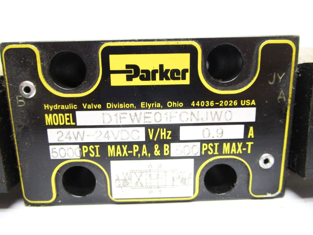 PARKER D1FWE01FCNJW0 5000PSI 24VDC 0.9A NSNP