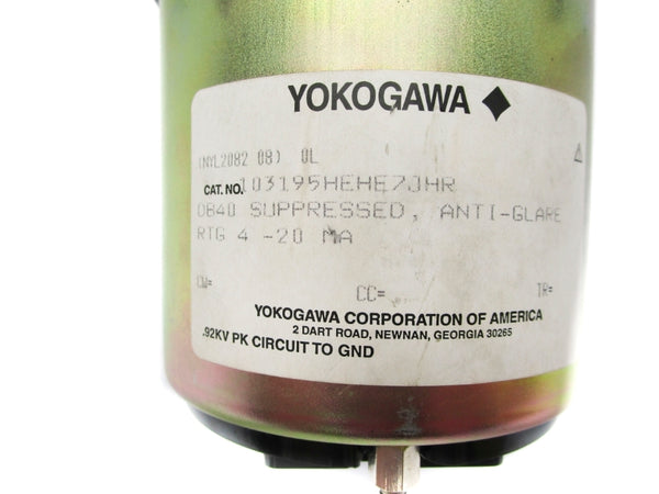 YOKOGAWA 103195HEHE7JHR 0-150A NSNP