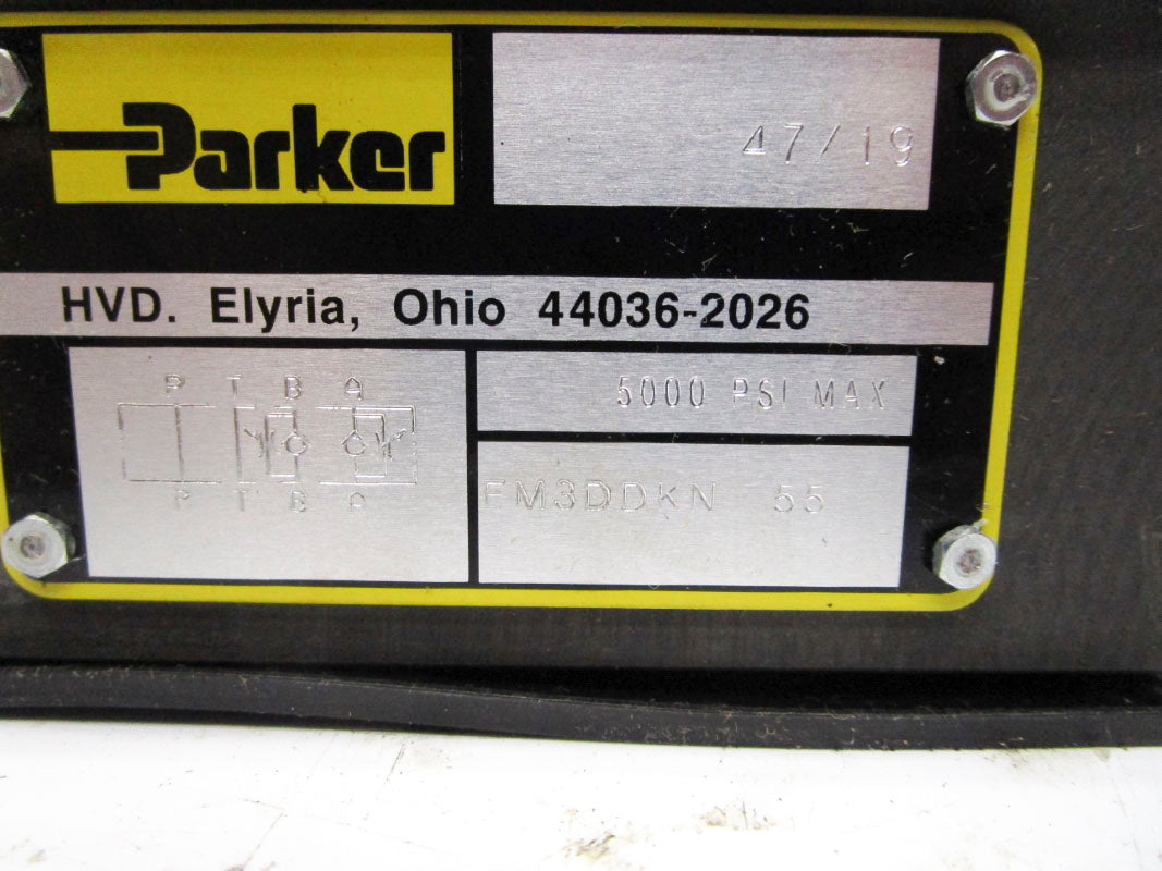PARKER FM3DDKN55 5000PSI NSMP