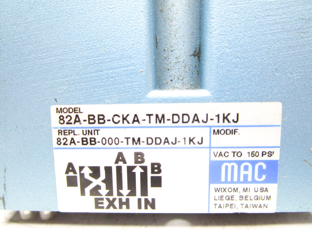 MAC 82A-BB-CKA-TM-DDAJ-1KJ 160PSI UNMP
