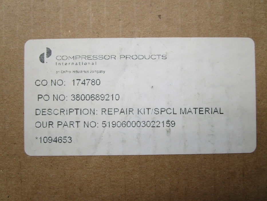COMPRESSOR PRODUCTS 174780 NSMP