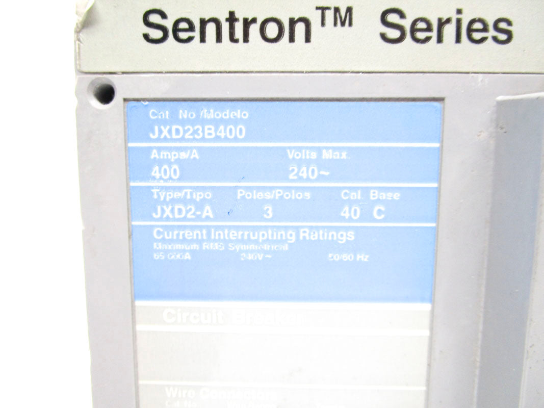 SIEMENS JXD23B400 400A 240V UNMP