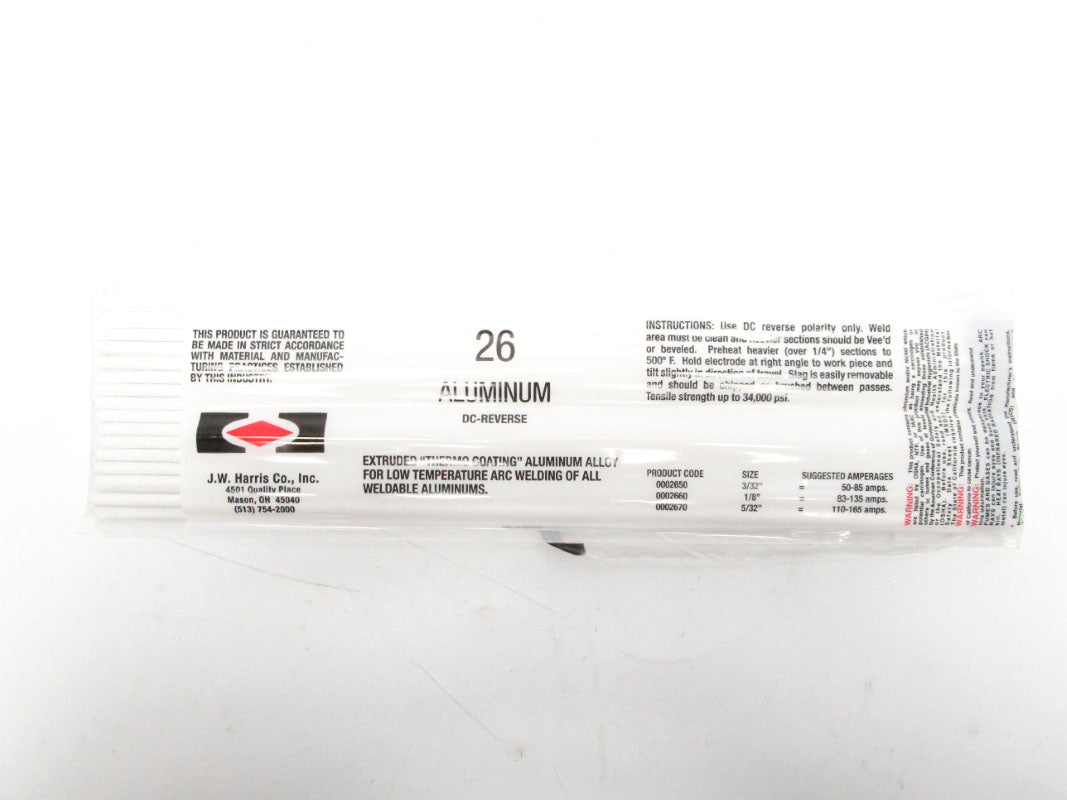 J.W. HARRIS 26 0002660 (PKG OF 160) NSMP