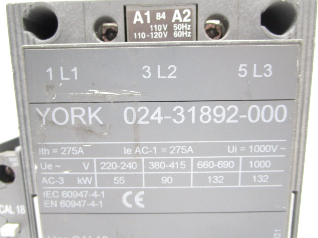 YORK 024-31892-000 120V UNMP