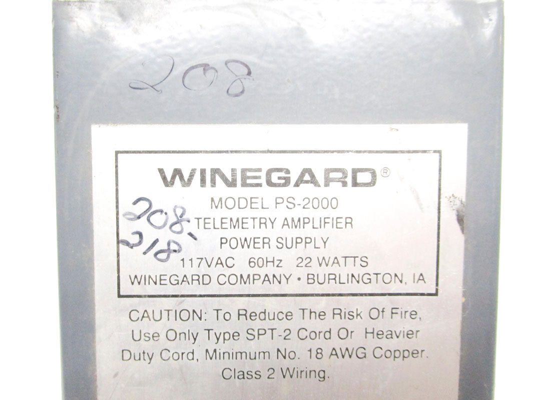 WINEGARD PS-2000 117VAC UNMP
