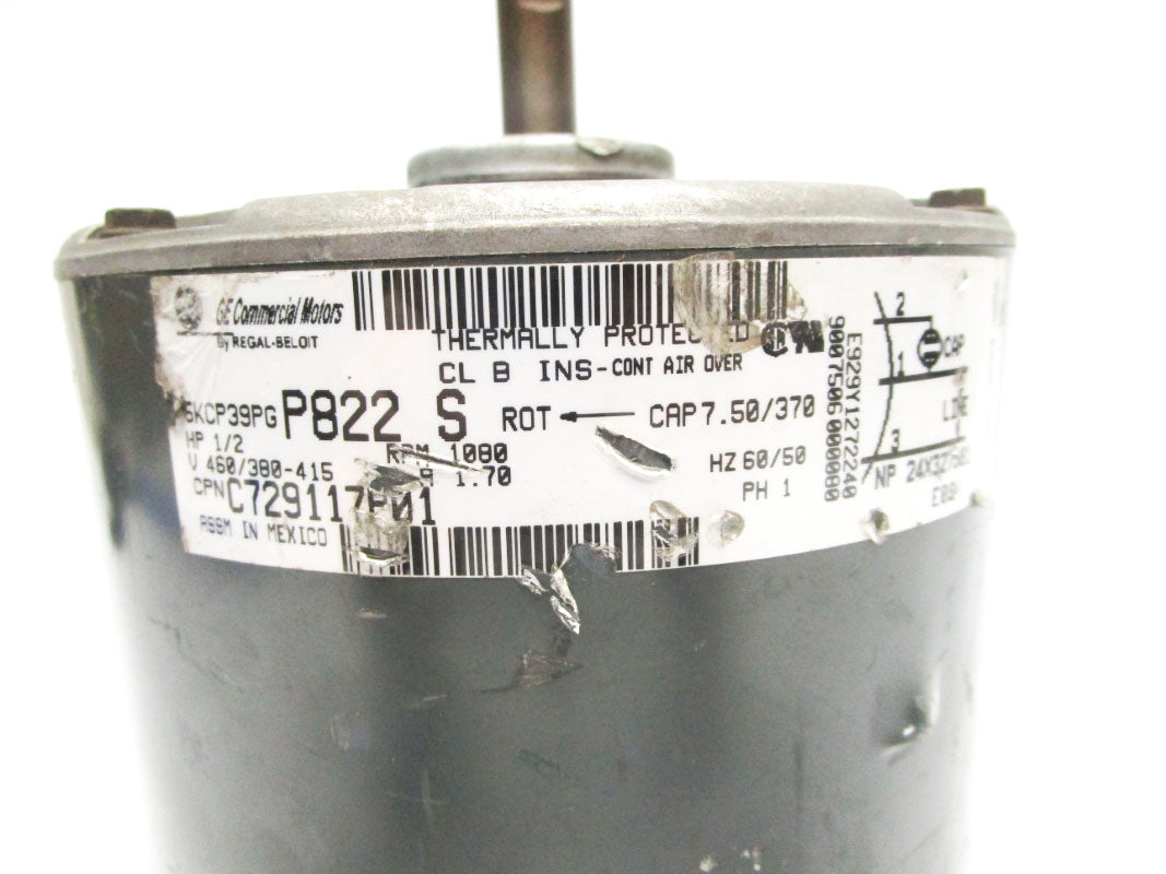 GENERAL ELECTRIC 5KCP39PGP822S 460V 1.70A UNMP
