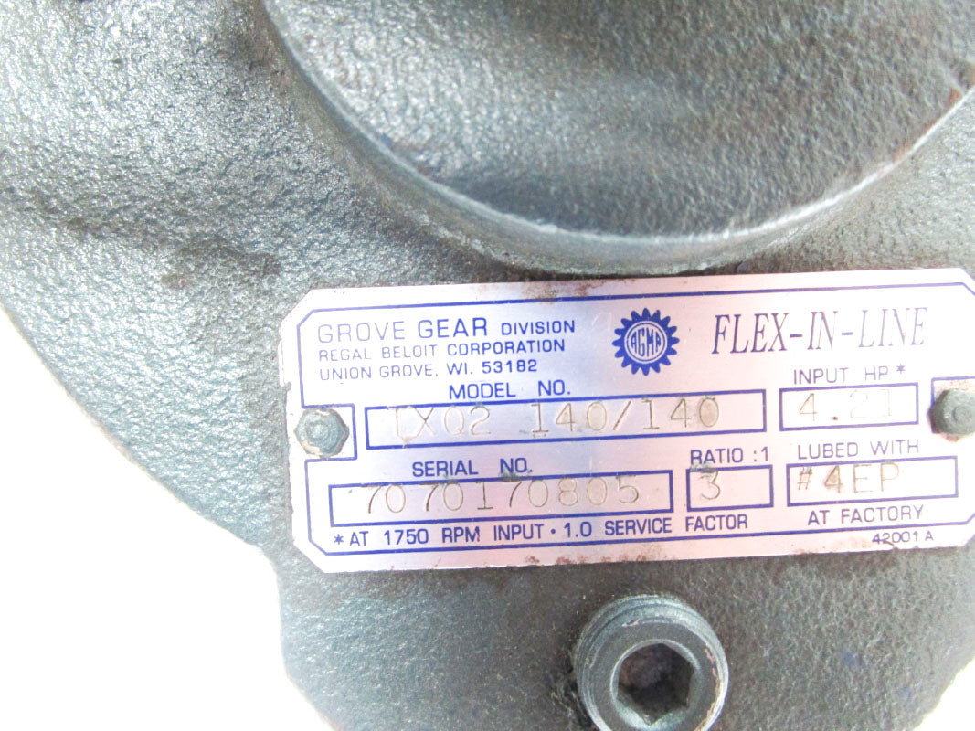 GROVE GEAR TX02140/140 NSNP