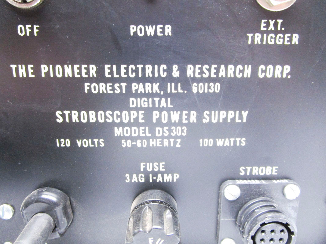 PIONEER ELECTRIC & RESEARCH DS303 120V 1A UNMP