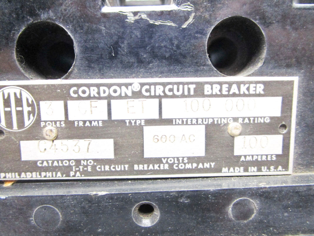 ITE C4537 600V 100A NSNP