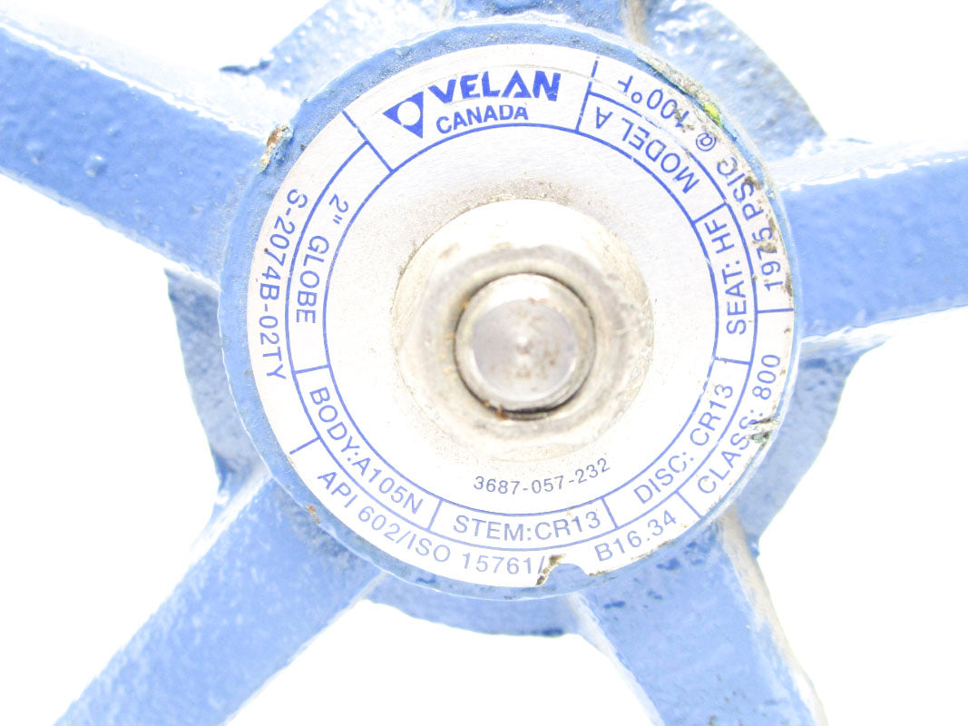 VELAN S-2074B-02TY 1975PSI 2" NSNP