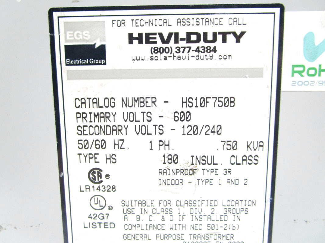 EGS HS10F750B 600V NSNP