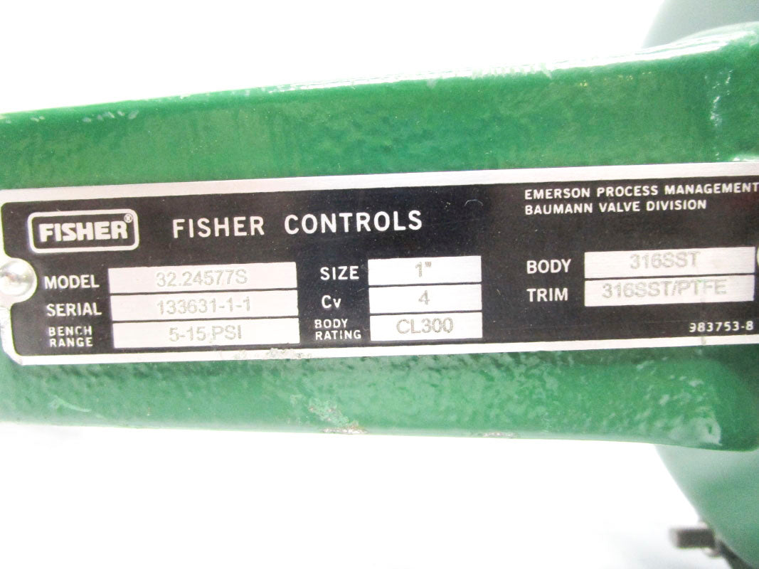 FISHER 32.24677S 1" 15PSI NSNP