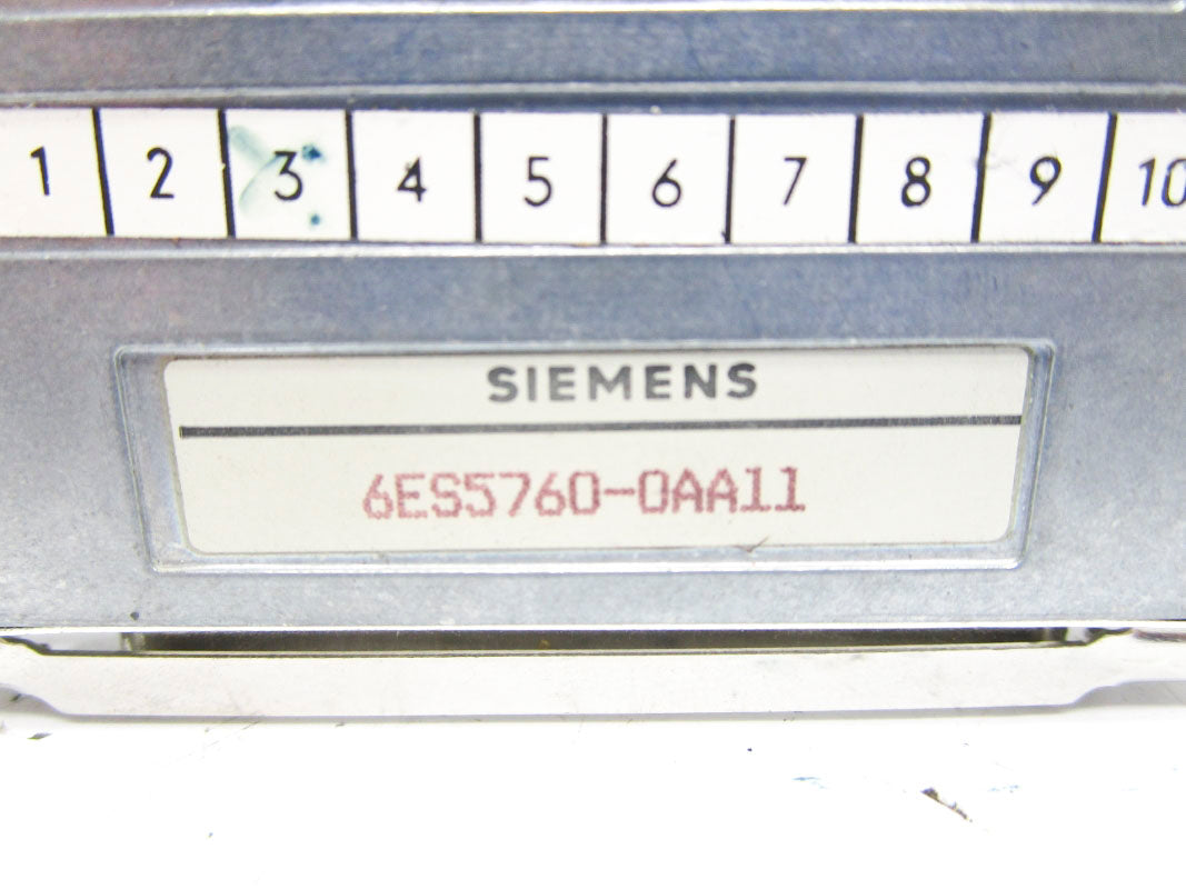 SIEMENS 6ES5760-0AA11 UNMP