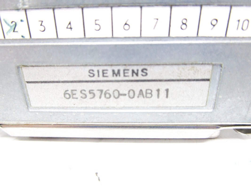 SIEMENS 6ES5760-0AB11 UNMP