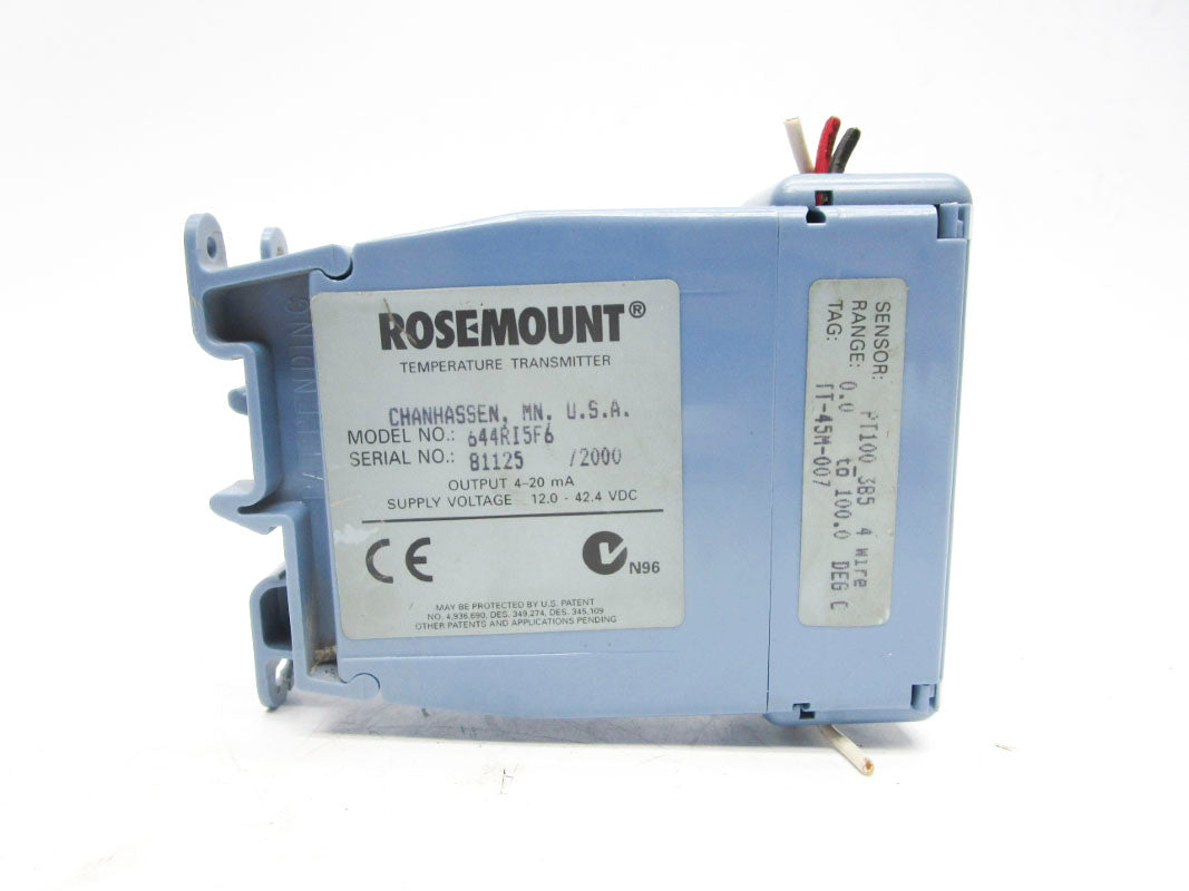 ROSEMOUNT 644RI5F6 12.0-42.4VDC UNMP