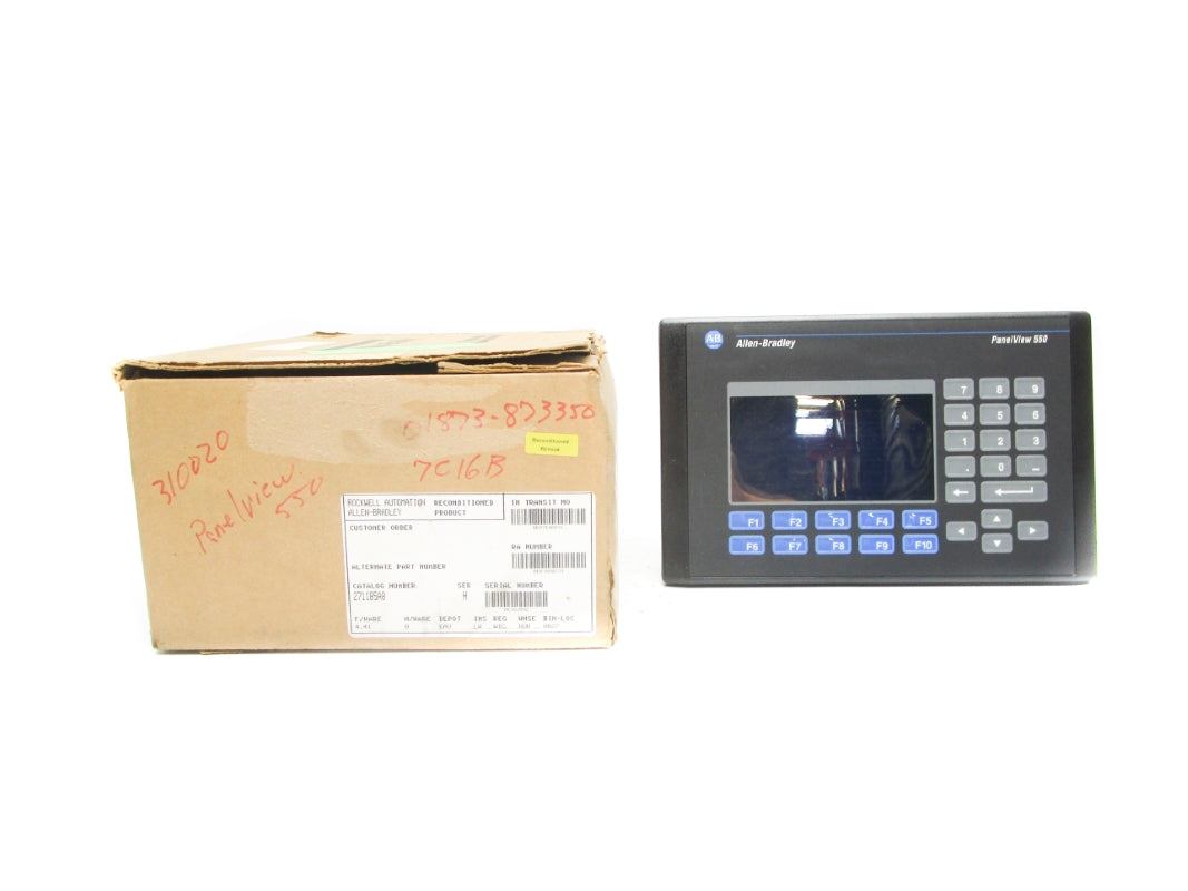 ALLEN BRADLEY 2711-B5A8X SER. H F/W 4.41 100-240VAC .25-.15A REMAN