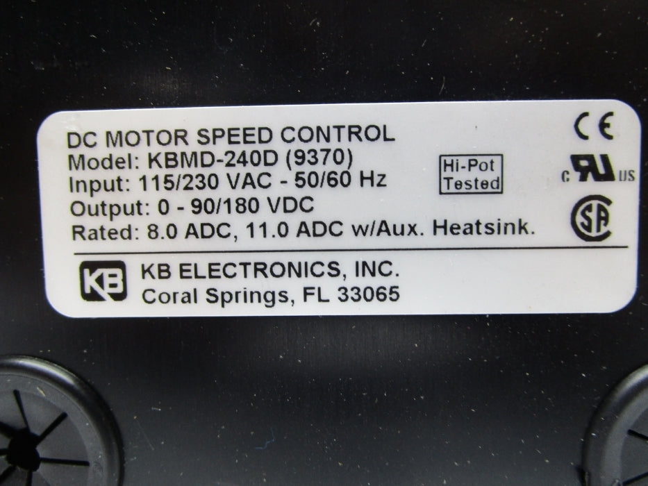 KB ELECTRONICS KBMD-240D 9370 NSNP