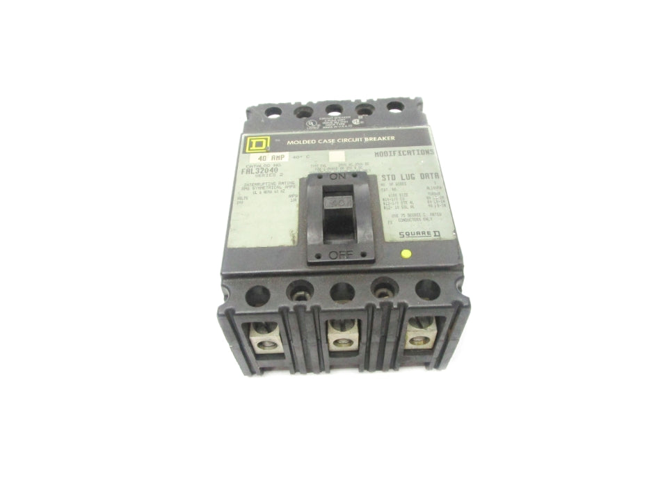 SQUARE D FAL32040 40A (GREY) UNMP