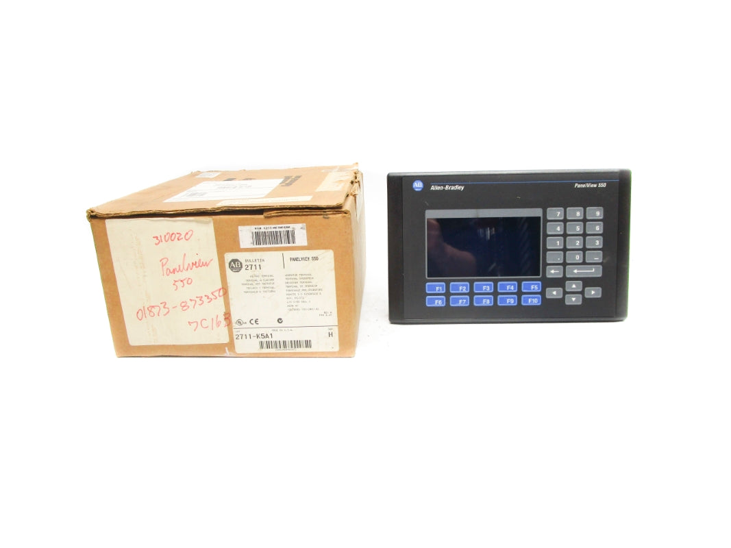 ALLEN BRADLEY 2711-K5A1 SER. H F/W 4.20 100-240VAC 0.25-0.15A NSMP