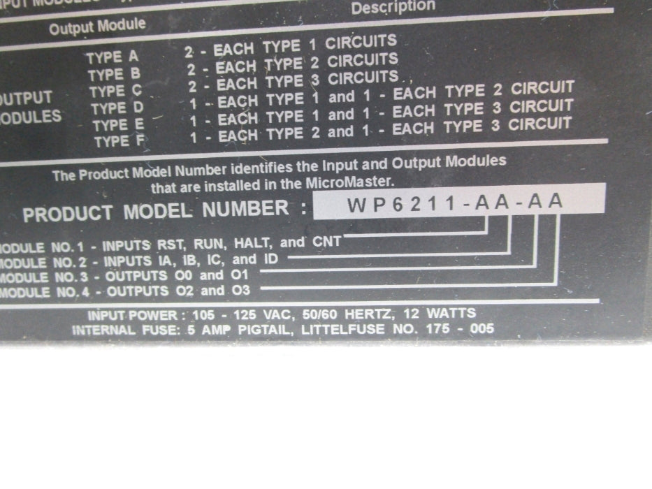 MICROMASTER WP6211-AA-AA NSNP