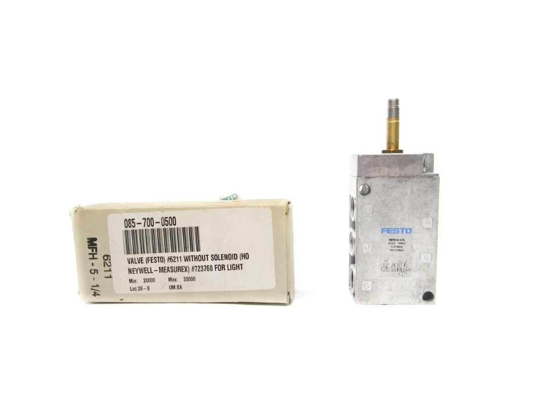 FESTO MFH-5-1/4 6211 120PSI NSMP