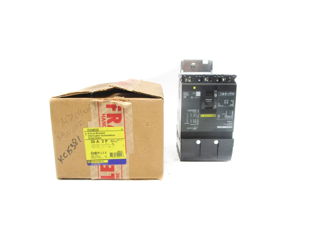 SQUARE D FA36030 600V 30A NSMP
