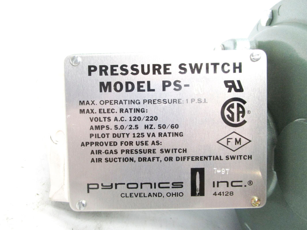 PYRONICS PS-W 120/220VAC 5.0/2.5A NSMP