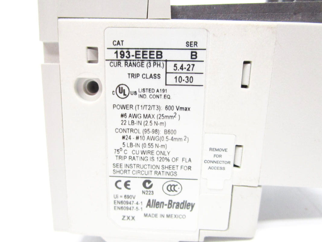 ALLEN BRADLEY 193-EEEB SER. B UNMP