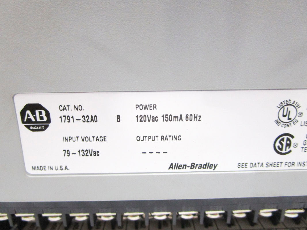 ALLEN BRADLEY 1791-32A0 SER. B NSNP