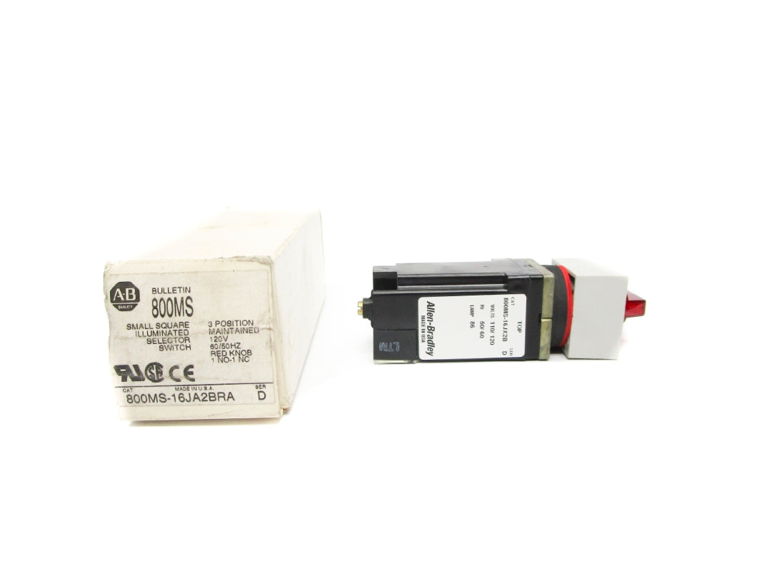 ALLEN BRADLEY 800MS-16JA2BRA SER. D 120V (WH) NSMP