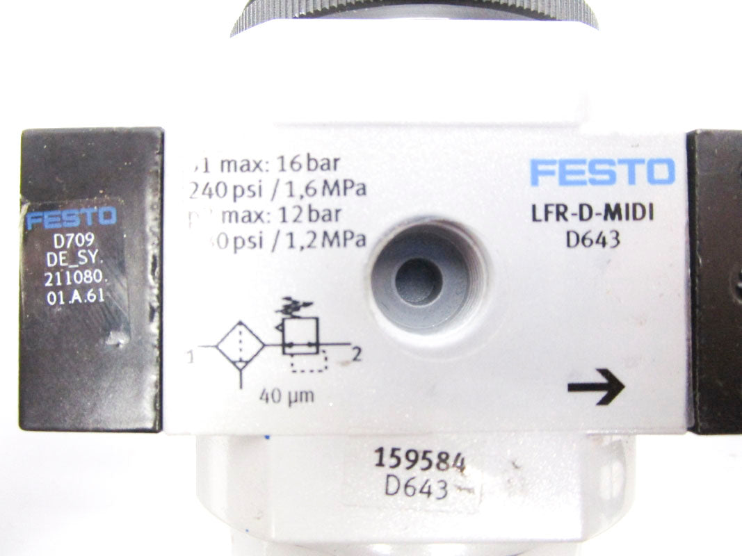 FESTO LFR-D-MIDI 159584 240PSI NSNP
