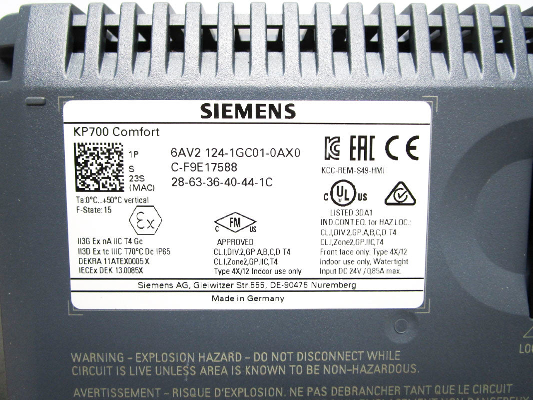 SIEMENS 6AV2124-1GC01-0AX0 NSMP