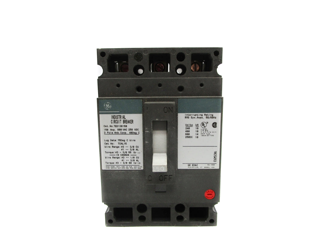 GENERAL ELECTRIC TED136150 600VAC 150A NSNP