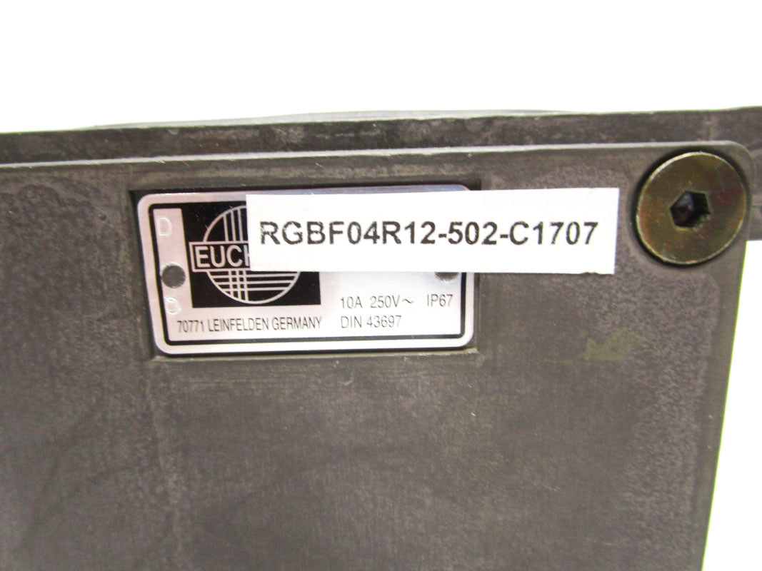 EUCHNER RGBF04R12-502-C1707 250V 10A NSMP