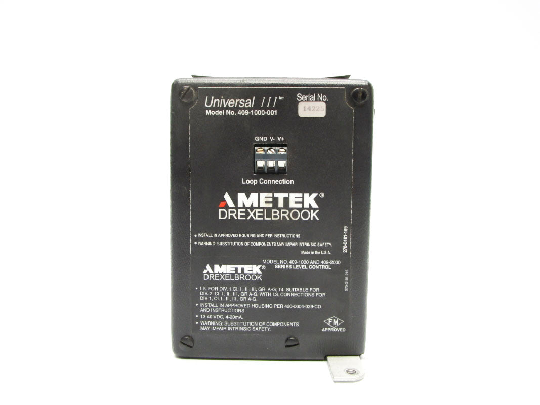 AMETEK 409-1000-001 13-40VDC UNMP