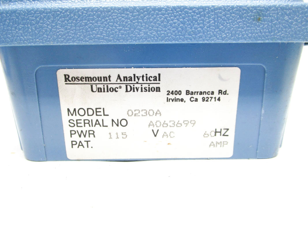 ROSEMOUNT 0230A 115VAC UNMP