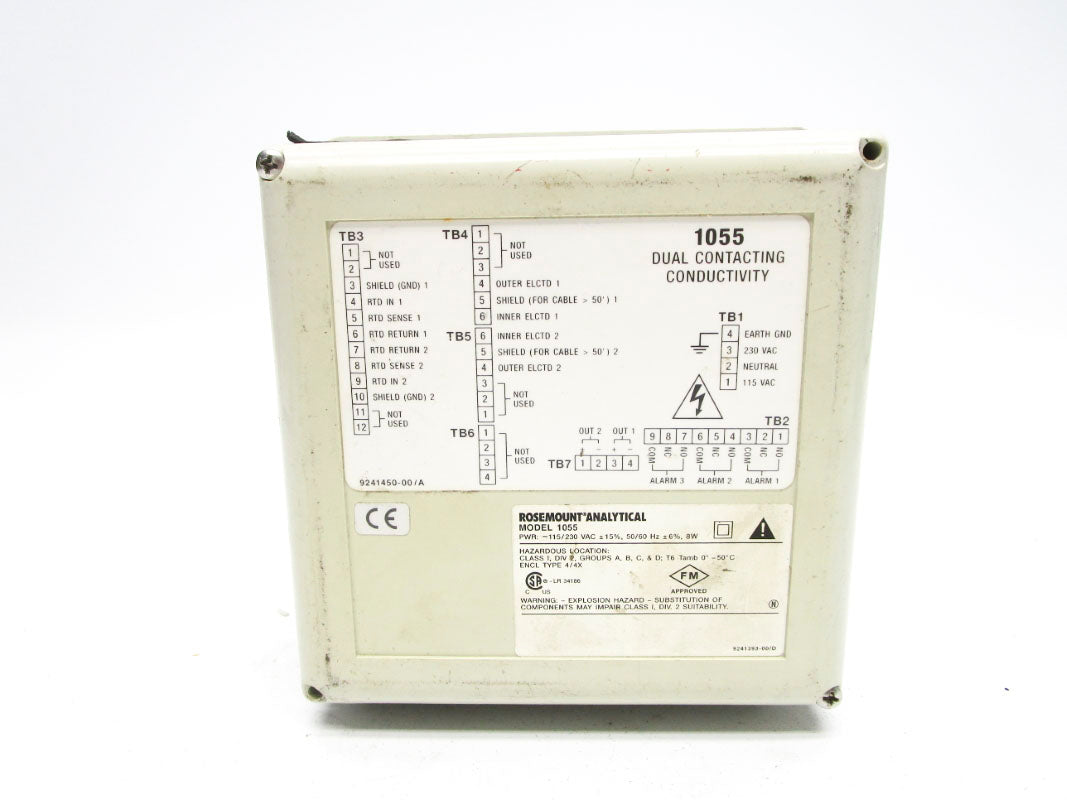 ROSEMOUNT 1055-01-10-20-30 115/230VAC UNMP