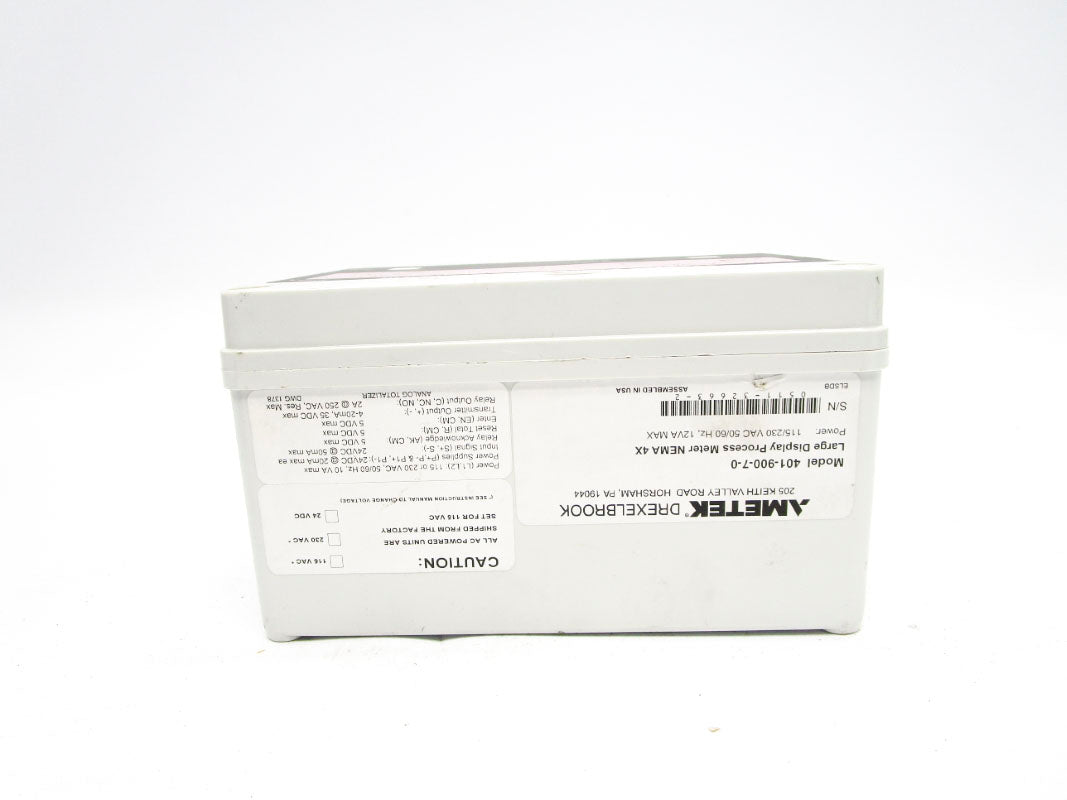 AMETEK 401-900-7-0 115/230VAC UNMP