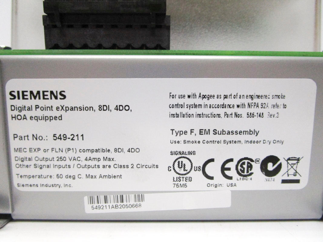 SIEMENS 549-211 250VAC 4A NSMP