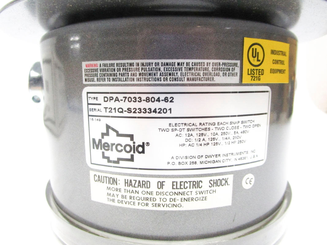MERCOID DPA-7033-804-62 480V 5A NSMP