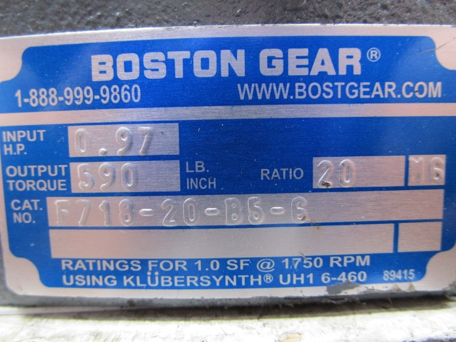 BOSTON GEAR F718-20-B5-G NSNP